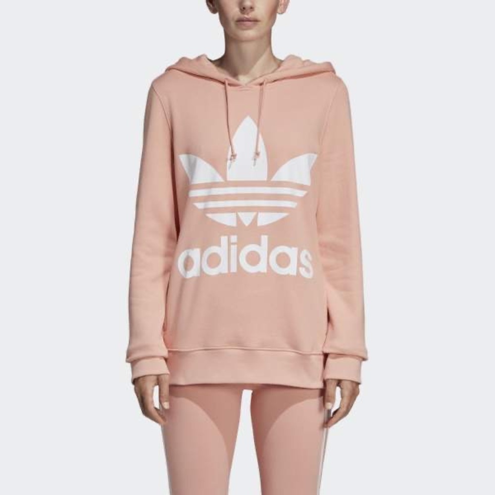 Adidas trefoil hoodie sweatshirt